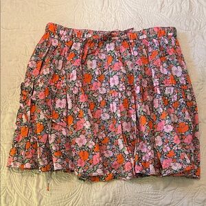 NWOT J. Crew Tiered Mini Skirt in Liberty® Meadow Song fabric Size S
